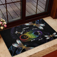 Personalised Polynesian Memorial Rubber Doormat Your Wings Were Ready But My Heart Was Not