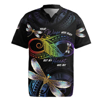 Personalised Polynesian Memorial Rugby Jersey Your Wings Were Ready But My Heart Was Not