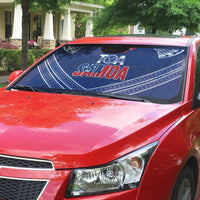 Toa Samoa Rugby Auto Sun Shade Ulafala Mix Nifo'oti - Polynesian Pride
