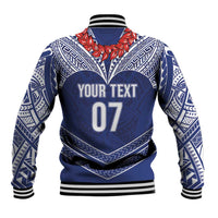 Toa Samoa Rugby Custom Baseball Jacket Ulafala Mix Nifo'oti - Polynesian Pride