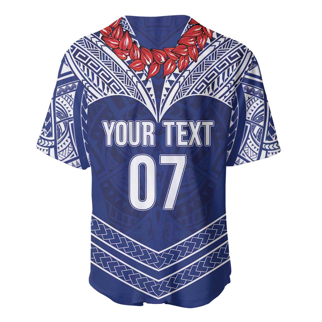Toa Samoa Rugby Custom Baseball Jersey Ulafala Mix Nifo'oti - Polynesian Pride