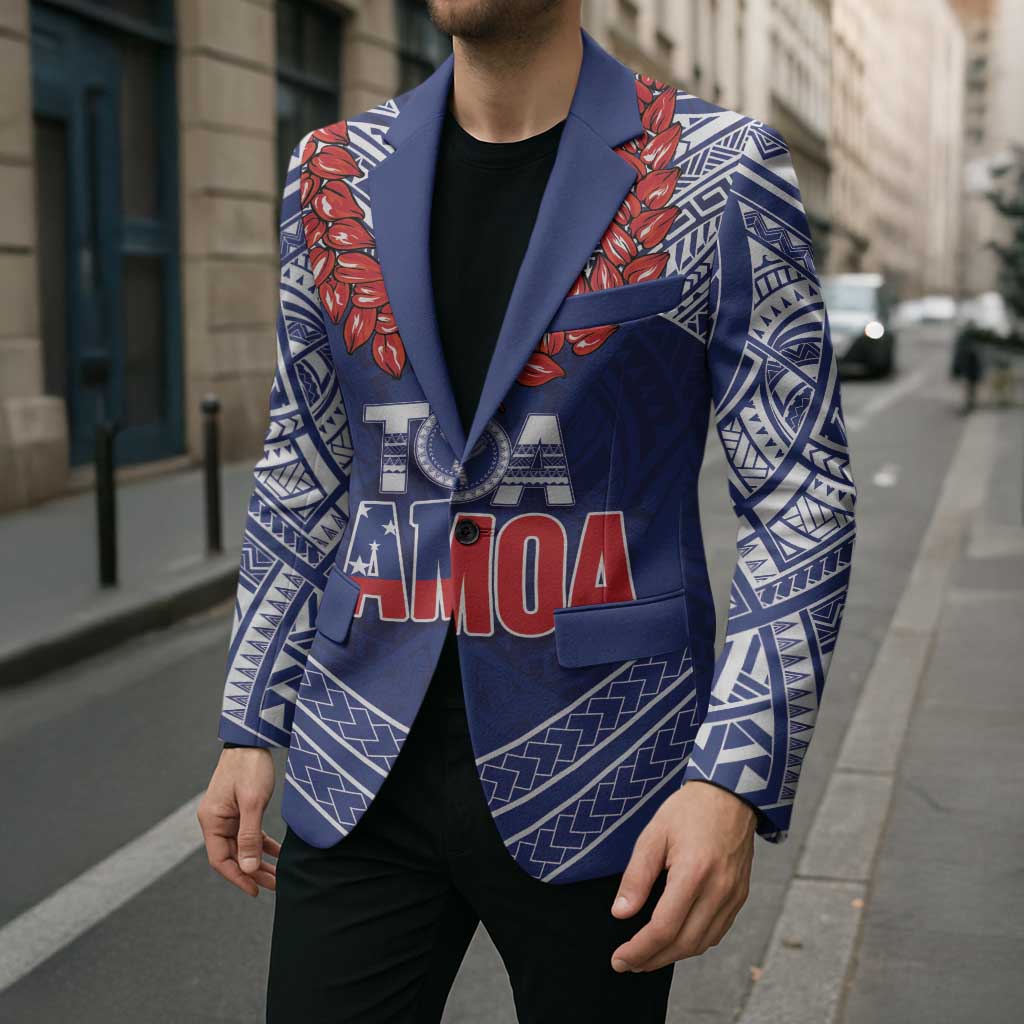 Toa Samoa Rugby Custom Blazer Ulafala Mix Nifo'oti - Polynesian Pride