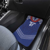 Toa Samoa Rugby Custom Car Mats Ulafala Mix Nifo'oti - Polynesian Pride