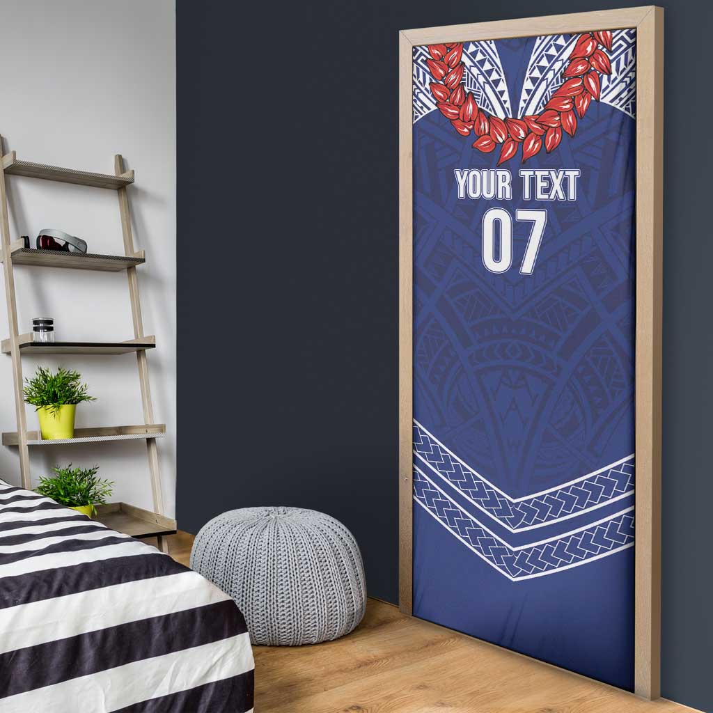 Toa Samoa Rugby Custom Door Cover Ulafala Mix Nifo'oti - Polynesian Pride
