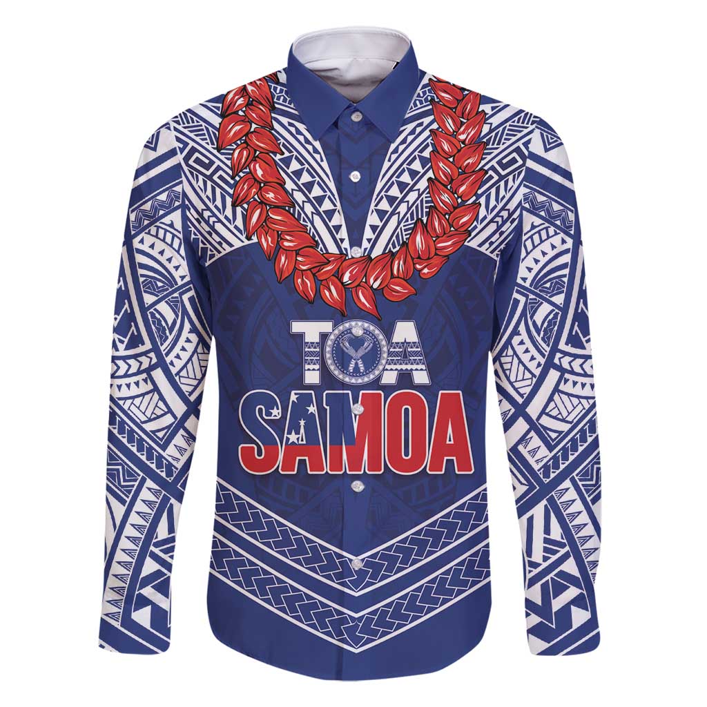 Toa Samoa Rugby Custom Family Matching Summer Maxi Dress and Hawaiian Shirt Ulafala Mix Nifo'oti - Polynesian Pride