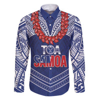 Toa Samoa Rugby Custom Family Matching Summer Maxi Dress and Hawaiian Shirt Ulafala Mix Nifo'oti - Polynesian Pride