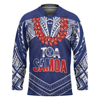 Toa Samoa Rugby Custom Hockey Jersey Ulafala Mix Nifo'oti - Polynesian Pride