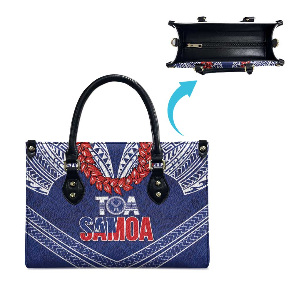 Toa Samoa Rugby Leather Bag Ulafala Mix Nifo'oti - Polynesian Pride