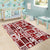 Hawaii Christmas Retro Patchwork Area Rug Red LT7 - Polynesian Pride