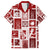 Hawaii Christmas Retro Patchwork Hawaiian Shirt Red LT7 Red - Polynesian Pride