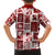 Hawaii Christmas Retro Patchwork Hawaiian Shirt Red LT7 - Polynesian Pride