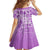 Hawaii Christmas Retro Patchwork Family Matching Puletasi Dress and Hawaiian Shirt Violet LT7 - Polynesian Pride