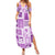 Hawaii Christmas Retro Patchwork Summer Maxi Dress Violet LT7 Women Violet - Polynesian Pride