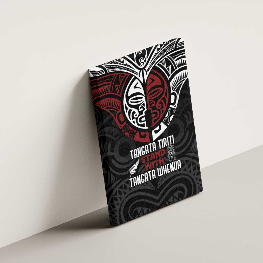 Maori Hongi Toitu Te Tiriti Canvas Wall Art Tangata Tiriti Stand With Tangata Whenua