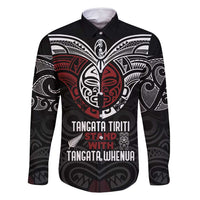 Maori Hongi Toitu Te Tiriti Family Matching Mermaid Dress and Hawaiian Shirt Tangata Tiriti Stand With Tangata Whenua