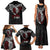 Maori Hongi Toitu Te Tiriti Family Matching Tank Maxi Dress and Hawaiian Shirt Tangata Tiriti Stand With Tangata Whenua