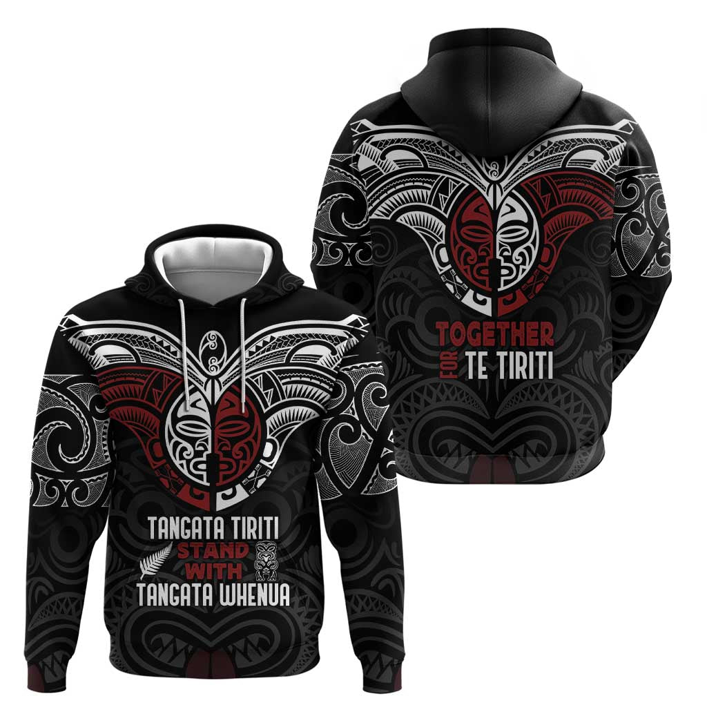 Maori Hongi Toitu Te Tiriti Hoodie Tangata Tiriti Stand With Tangata Whenua