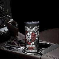 Maori Hongi Toitu Te Tiriti Skinny Tumbler Tangata Tiriti Stand With Tangata Whenua