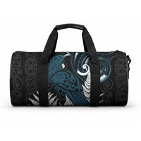 New Zealand Tui Bird Duffle Bag Maori Kowhaiwhai