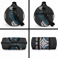 New Zealand Tui Bird Duffle Bag Maori Kowhaiwhai