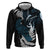 New Zealand Tui Bird Hoodie Maori Kowhaiwhai