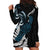 New Zealand Tui Bird Hoodie Dress Maori Kowhaiwhai