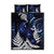 New Zealand Maori Matariki Quilt Bed Set Tui Bird Galaxy