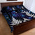 New Zealand Maori Matariki Quilt Bed Set Tui Bird Galaxy