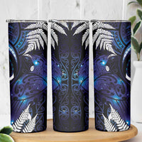 New Zealand Maori Matariki Skinny Tumbler Tui Bird Galaxy