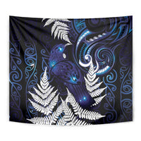 New Zealand Maori Matariki Tapestry Tui Bird Galaxy