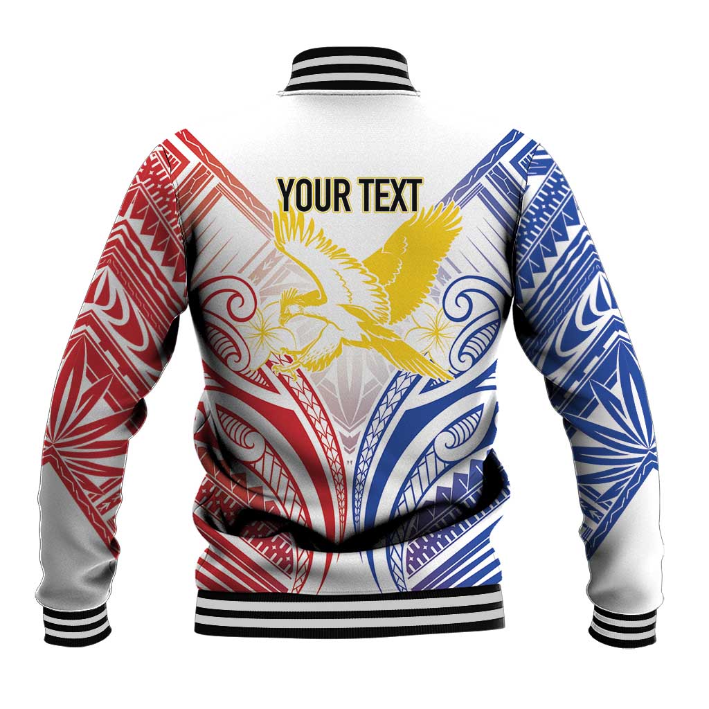 Philippines Tribal Sun Personalized Baseball Jacket Hunting Eagle