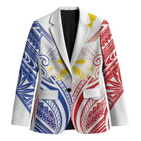 Philippines Tribal Sun Personalized Blazer Hunting Eagle