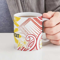 Philippines Tribal Sun Personalized Ceramic Mug Hunting Eagle