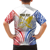 Philippines Tribal Sun Personalized Family Matching Long Sleeve Bodycon Dress and Hawaiian Shirt Hunting Eagle