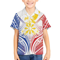Philippines Tribal Sun Personalized Family Matching Tank Maxi Dress and Hawaiian Shirt Hunting Eagle