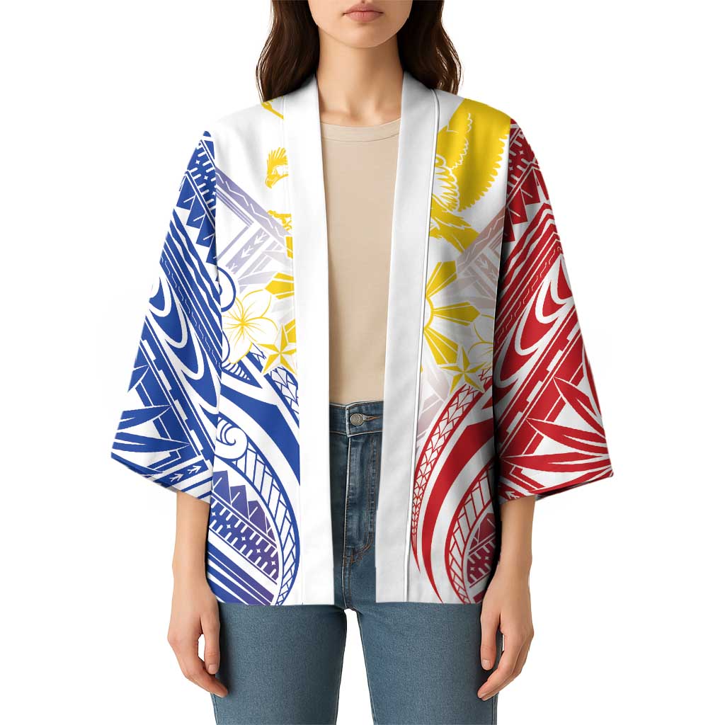 Philippines Tribal Sun Personalized Kimono Hunting Eagle