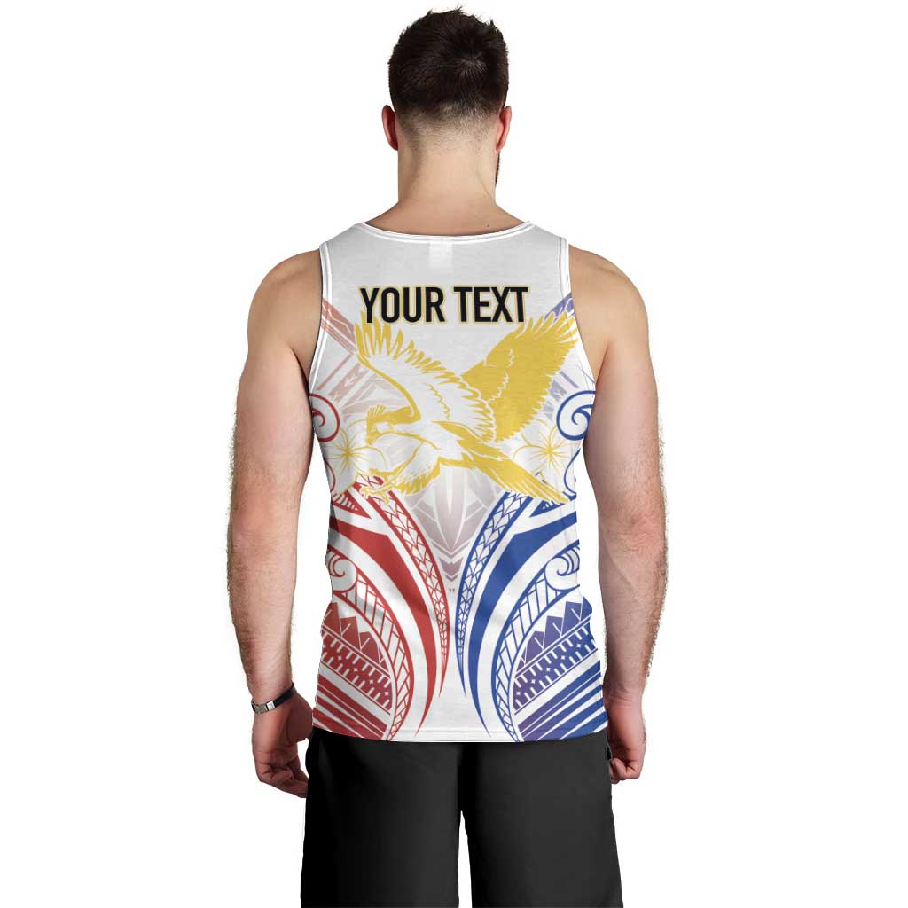 Philippines Tribal Sun Personalized Men Tank Top Hunting Eagle