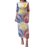 Philippines Tribal Sun Personalized Puletasi Hunting Eagle
