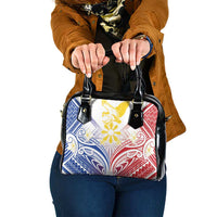 Philippines Tribal Sun Shoulder Handbag Hunting Eagle