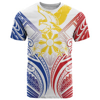 Philippines Tribal Sun Personalized T Shirt Hunting Eagle