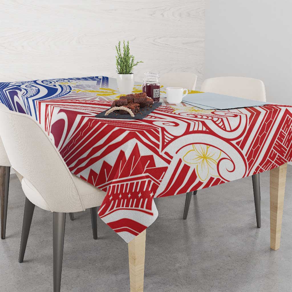 Philippines Tribal Sun Tablecloth Hunting Eagle