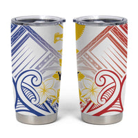 Philippines Tribal Sun Personalized Tumbler Cup Hunting Eagle