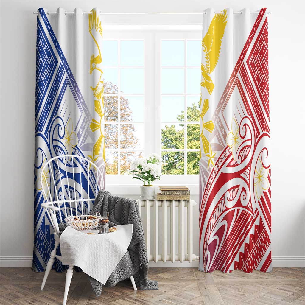 Philippines Tribal Sun Window Curtain Hunting Eagle