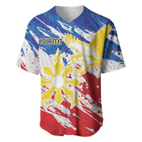 Personalized Filipino Sun and Stars Baseball Jersey Grunge Vibes
