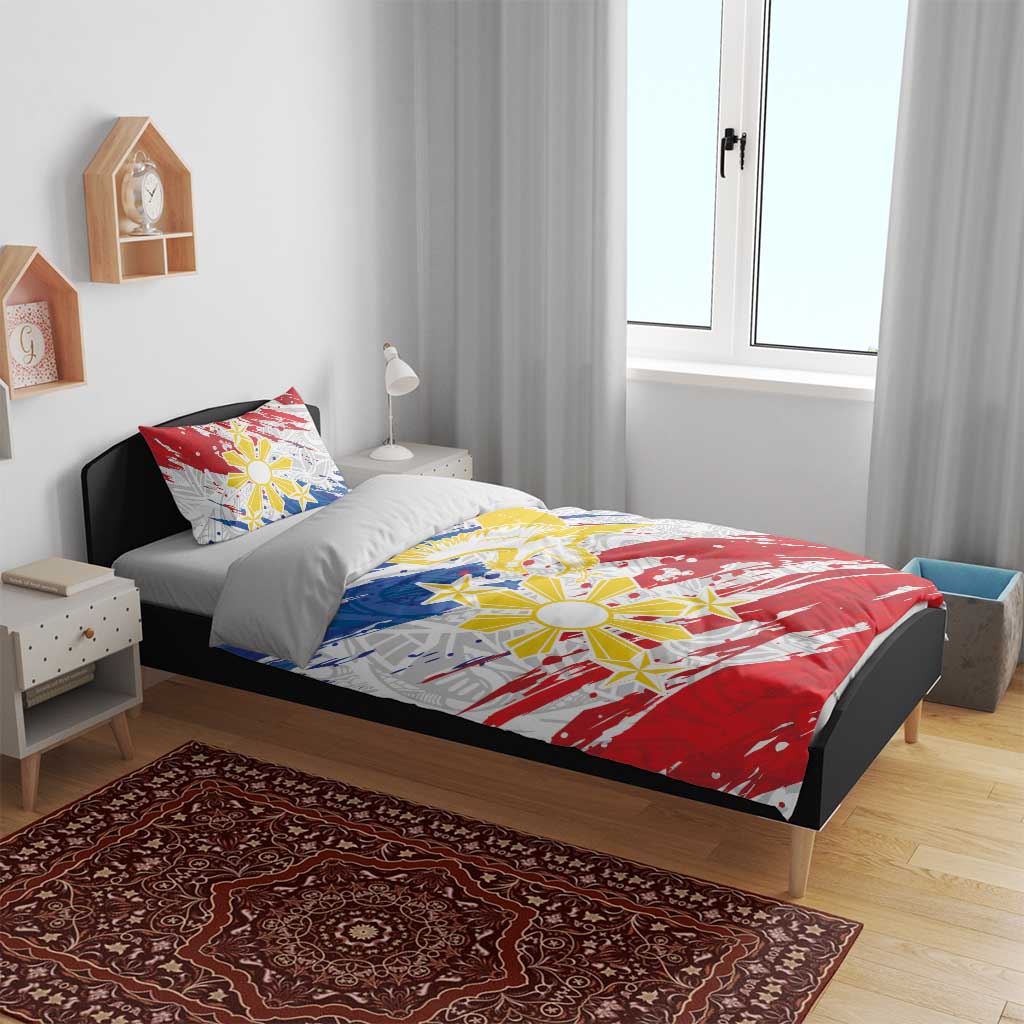 Filipino Sun and Stars Bedding Set Grunge Vibes