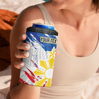 Personalized Filipino Sun and Stars 4 in 1 Can Cooler Tumbler Grunge Vibes