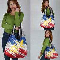 Filipino Sun and Stars Grocery Bag Grunge Vibes