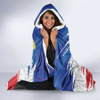 Filipino Sun and Stars Hooded Blanket Grunge Vibes