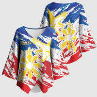 Personalized Filipino Sun and Stars Kimono Sleeve Blouse Grunge Vibes