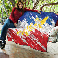 Filipino Sun and Stars Quilt Grunge Vibes